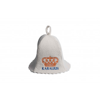 Saunahoed - KARALIUS, wit