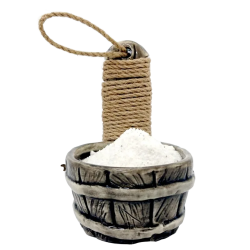 Keramische zoutcontainer voor sauna - vat 200 ml 