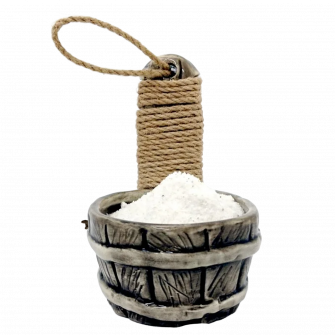 Keramische zoutcontainer voor sauna - vat 200 ml