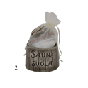 Keramische zoutcontainer voor sauna - donker 120 ml - 1
