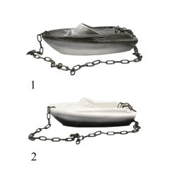 Keramieken container voor geuren - boot 