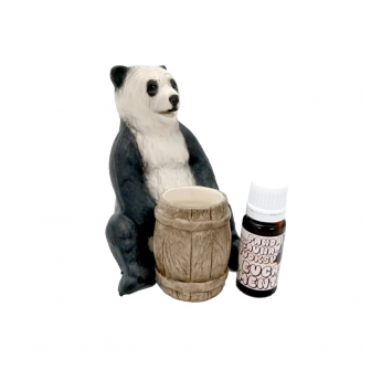 Keramische container voor geuren - panda