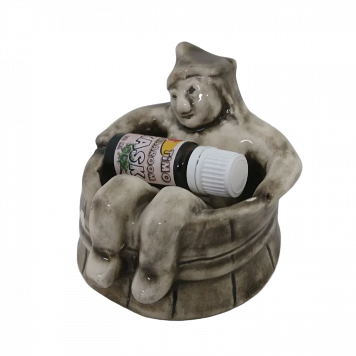 Keramische container voor geuren - de geest van de sauna met aroma