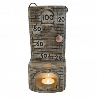 Keramische saunathermometer - kachel
