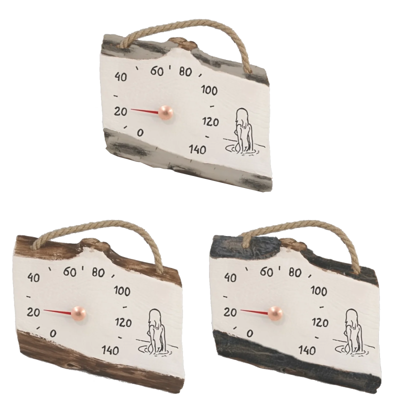 Keramische saunathermometer - meisje in het water