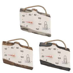 Keramische saunathermometer - meisje in het water 