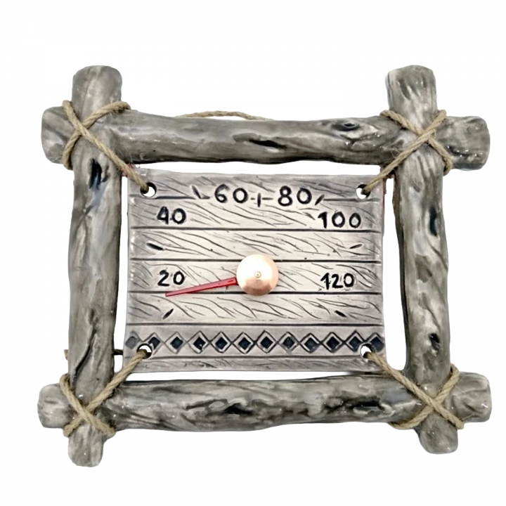 Keramische saunathermometer - in takjesframe