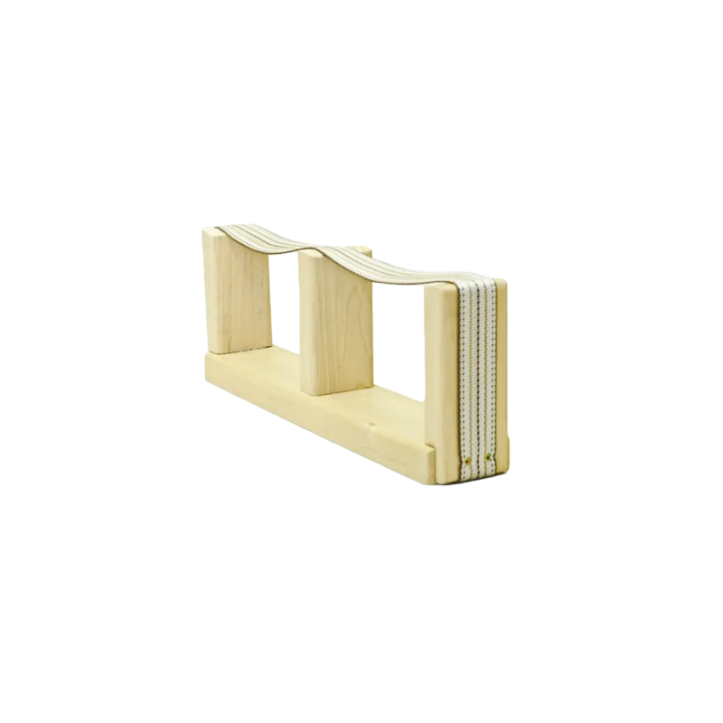 Sauna voetsteun met strikband