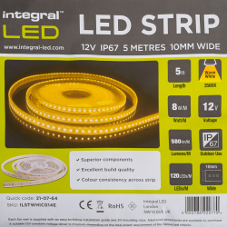 Warm wit licht LED 12V 