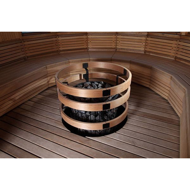 Veiligheidsleuning SASPO241L - voor HARVIA Legend kachels, met verlichting