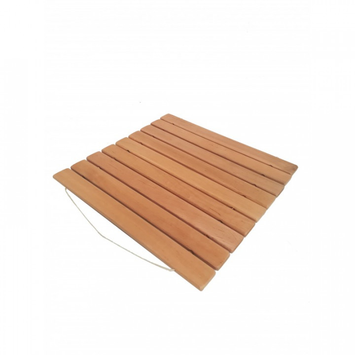 Houten mat, els 40x40 cm