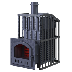 Houtgestookte saunakachel GEFEST - GFS ZK Uragan 45 (M) in rooster  Houtgestookte saunakachel GEFEST - GFS ZK Uragan 45 (M) in rooster