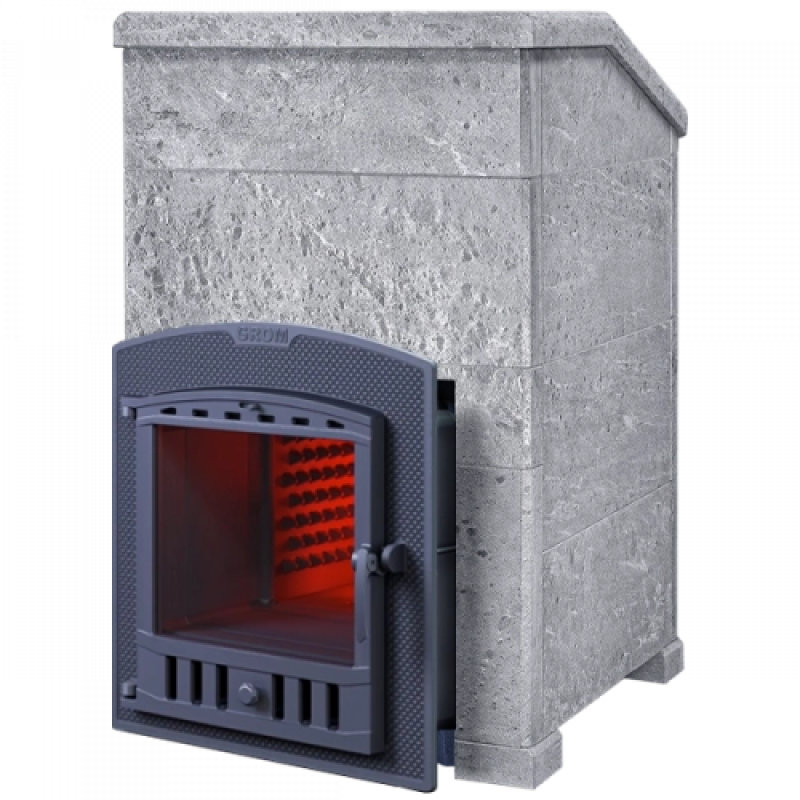 Houtgestookte saunakachel - Kit GEFEST GROM 30 (P2) President 1020/60 TALCOMAGNESITE