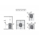 Sauna houtkachel HARVIA M3 set, stenen, schoorsteen