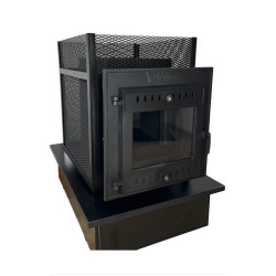 Houtgestookte saunakachel - SUMMIT Mont Blanc open 