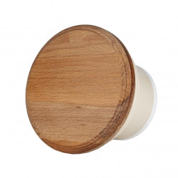 MM-S saunaventilator met terugslagklep en ronde houtafwerking d/100mm  MM-S saunaventilator met terugslagklep en ronde houtafwerking d/100mm