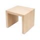 MODEL 5 saunabank, elzenhout 390 × 290 × 400 mm
