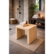 MODEL 5 saunabank, elzenhout 390 × 290 × 400 mm