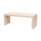MODEL 5 saunabank, elzenhout 800 × 390 × 400 mm