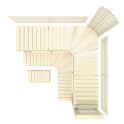 Modulaire saunabank PREMIUM, Aspen - 16