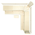 Modulaire saunabank PREMIUM, Aspen - 6