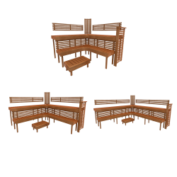 Modulaire saunabank PREMIUM, Thermo aspen 