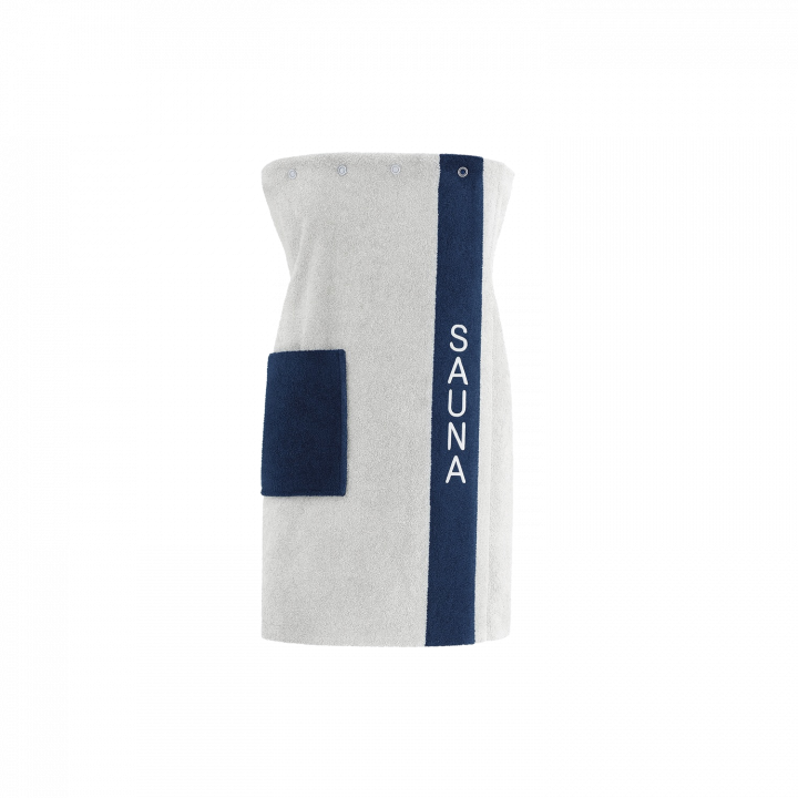 Saunaschort voor dames, blauw