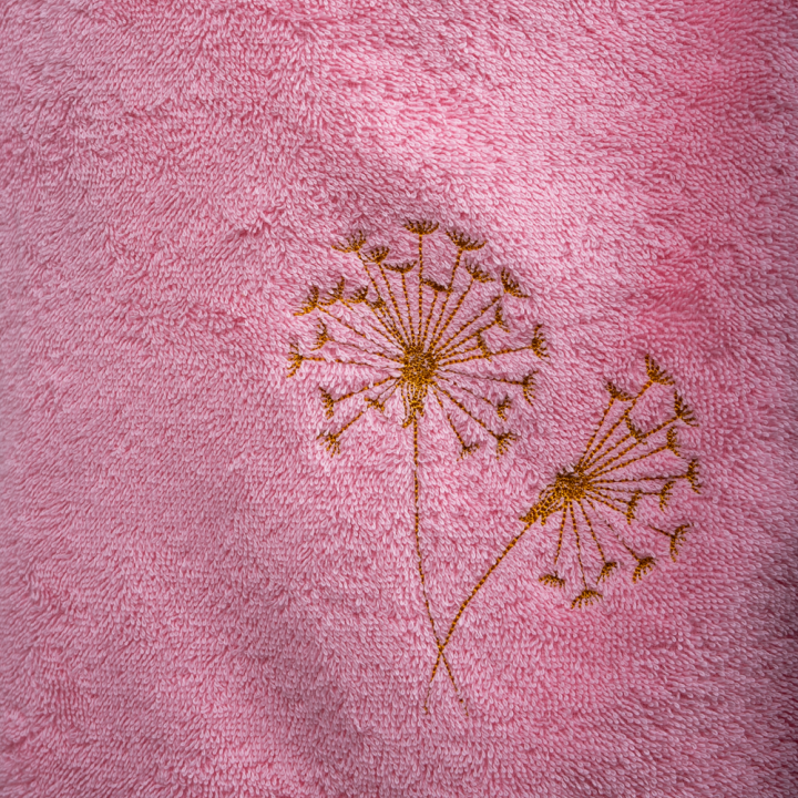 Cadeauset in geschenkdoos voor HAAR. Dames saunahoed en schort - ROZE