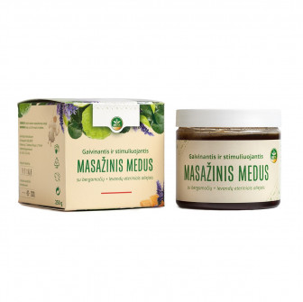 Honingmassagemix met essentiële oliën van bergamot, lavendel en rozemarijn, 250 g