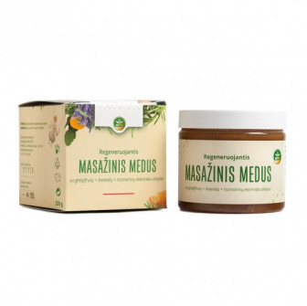 Massage met honing en essentiële oliën van grapefruit, lavendel en rozemarijn, 250 g