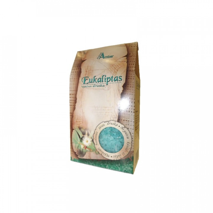 Natuurlijk badzout Aqua Amber - Eucalyptus