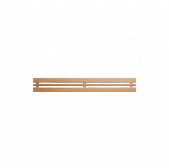Rugleuning, Elzenhout, 28x300x1750-2400mm