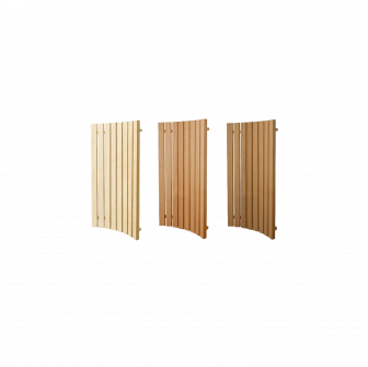 Rugleuning voor modulaire saunabanken