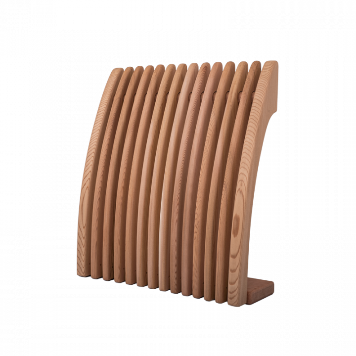 Sauna rugleuning-hoofdsteun, cederhout