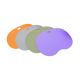 Kleur Saunastoelen, 4 stuks