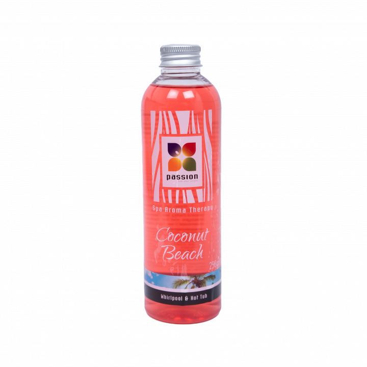 PASSION aromatherapiegeur voor whirlpools en bubbelbaden - Coconut beach, 250 ml