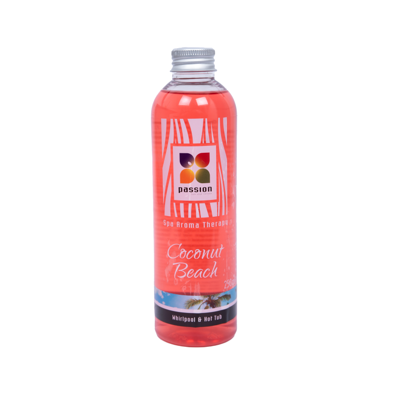 PASSION aromatherapiegeur voor whirlpools en hottubs, Coconut beach 250 ml PASSION aromatherapiegeur voor whirlpools en hottubs, Coconut beach 250 ml
