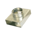 Zijdelingse overgang – 90°, diameter 100 mm - 0