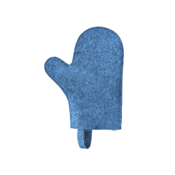 Saunahandschoen, grijs 