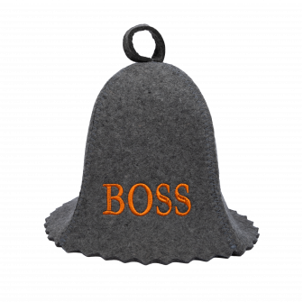 Saunahoed - BOSS, grijs