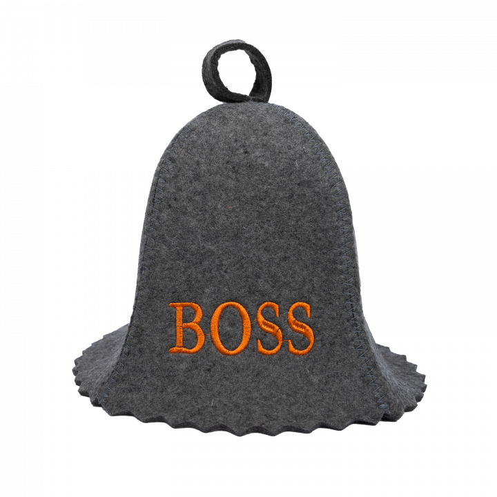 Saunahoed - BOSS, grijs