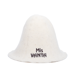 Saunahoed - Miss Vanta, wit 