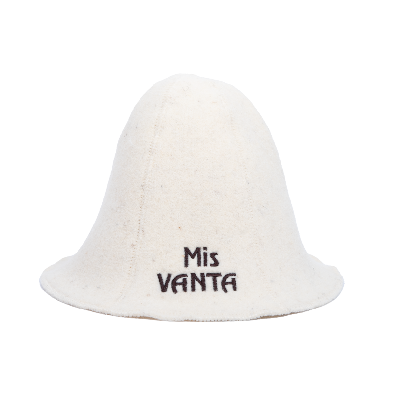 Saunahoed - Miss Vanta, wit