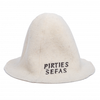 Saunahoed - PIRTIES ŠEFAS, wit