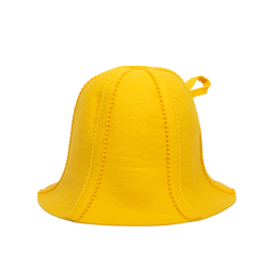 Sauna hoed - HAT geel 