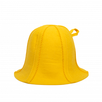 Sauna hoed - HAT geel