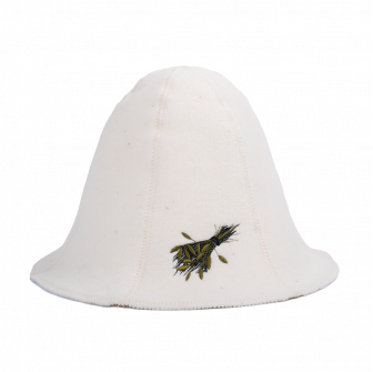 Saunahoed - SAUNA WHISK, wit