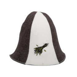 Saunahoed - SAUNA WHISK, gestreept 