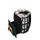 Houtgestookte saunakachel - TEPLODAR BARREL 12 met glazen deur