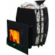 Houtgestookte saunakachel - TEPLODAR BARREL 12 met glazen deur